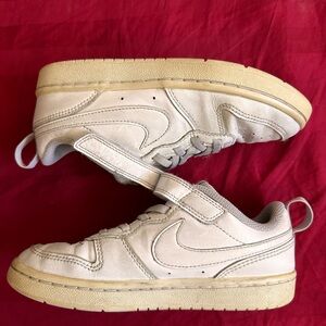 Size 1 (PS) - Nike Court Borough 2 Low Triple White